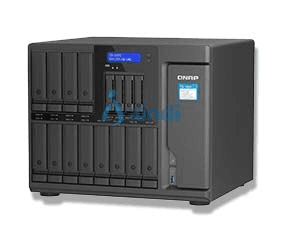 Nas qnap ts-1655-8g/ 16 bahias /12 sata de 3,5 4 sata de 2,5/ocho nucleos 2.8ghz/8gb ddr4 hasta 128gb/2 pto 2,5 gbe/usb 3.2 x4/ hotswap/ no incluye discos/ atom c5125/ torre/ hasta 240 tb