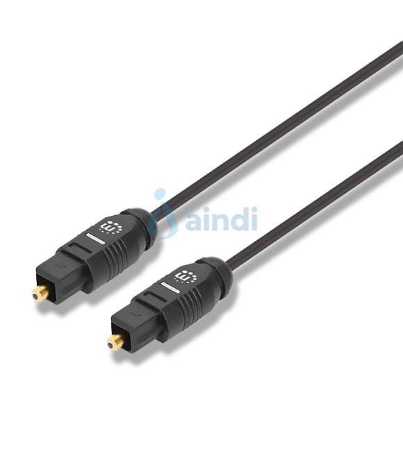Cable de Audio Manhattan 356060 TOSLINK M-M 1.0m Negro