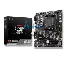 MSI A520M-A PRO Micro ATX con HDMI, DVI, 2x DDR4 3200, M.2 y USB 3.2 A520M-A PRO