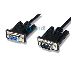 CABLE DE MÓDEM NULL SERIAL DB9 HEMBRA A MACHO - 1M - NEGRO - STARTECH.COM MOD. SCNM9FM1MBK