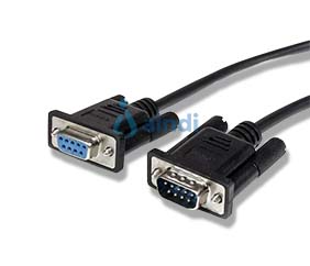 StarTech.com MXT1002MBK Cable de extensión directa Serial RS232 de 2 m DB9 macho a hembra