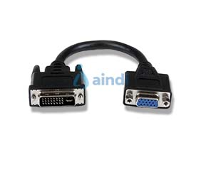 StarTech.com DVIVGAMF8IN Adaptador de video DVI-I a VGA con cable de 20 cm negro