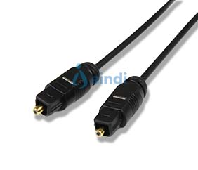 StarTech.com THINTOS15 Cable 4.5 m TOSLINK de audio digital óptico SPDIF delgado - negro - THINTOS15