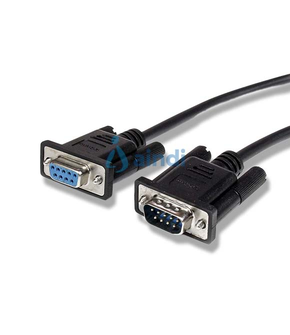 CABLE 3M DE EXTENSIÓN DIRECTO STRAIGHT THROUGH SERIAL RS232 VIDEO PANTALLA EGA DB9 MACHO A HEMBRA - EXTENSOR NEGRO - STARTECH.COM MOD. MXT1003MBK