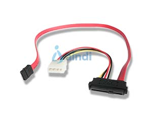 ADAPTADOR CABLE DIVISOR SAS DE 29 PINES SFF-8482 A MOLEX Y SATA - 1X SATA - 1X MACHO LP4 - 1X SAS - SFF8482 - STARTECH.COM MOD. SAS729PW18