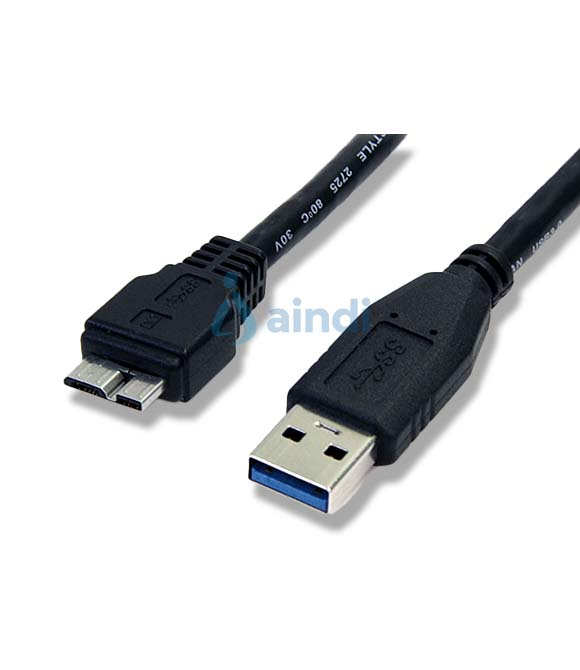 CABLE 50CM USB 3.0 SUPER SPEED SS MICRO USB B MACHO A USB A MACHO ADAPTADOR - NEGRO - STARTECH.COM MOD. USB3AUB50CMB