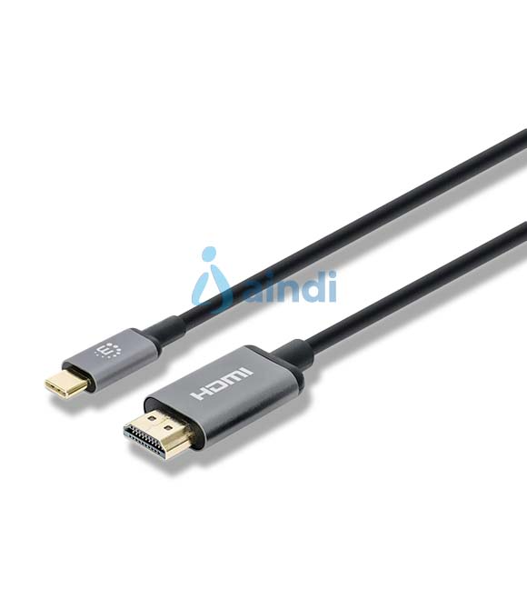 CABLE USB,MANHATTAN,153591,-C A HDMI M 1.0M 4K@60HZ, NEGRO