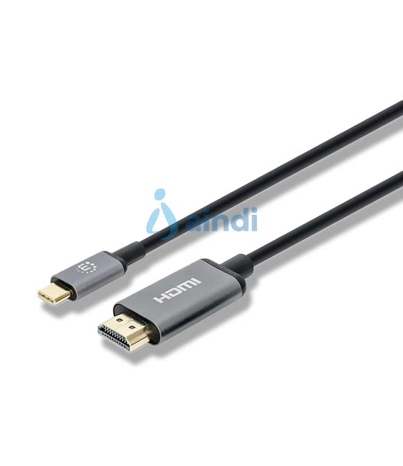 CABLE USB,MANHATTAN,153607,-C A HDMI M 2.0M 4K@60HZ, NEGRO