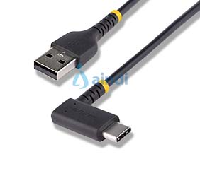 CABLE 2M USB A A USB C ACODADO EN ÁNGULO RECTO - CABLE USB-C DE CARGA RAPIDA DE ALTA RESISTENCIA - USB 2.0 A A USB TIPO-C - STARTECH.COM MOD. R2ACR-2M-USB-CABLE