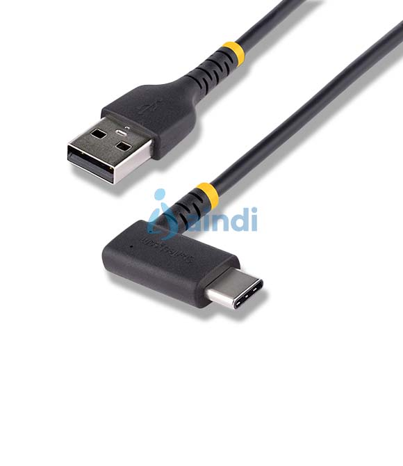 CABLE 2M USB A A USB C  ACODADO EN ÁNGULO RECTO - CABLE USB-C DE CARGA RAPIDA DE ALTA RESISTENCIA - USB 2.0 A A USB TIPO-C - STARTECH.COM MOD. R2ACR-2M-USB-CABLE