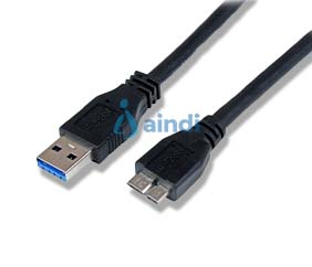 StarTech.com USB3CAUB1M Cable certificado 1m USB 3.0 SuperSpeed micro USB B macho a USB A macho adaptador - negro - PRODUCT KEY: USB3CAUB1M