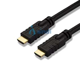 StarTech.com HD2MM10MA Cable HDMI con Ethernet de alta velocidad activo 4K de 10 metros para instalación en pared