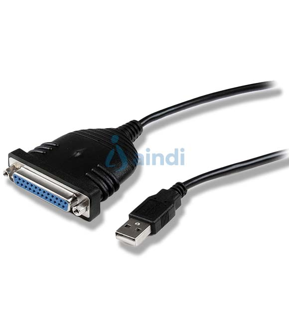 CABLE DE 1.8M ADAPTADOR DE IMPRESORA PARALELO DB25 A USB - 1X DB25 HEMBRA - 1X USB A MACHO - STARTECH.COM MOD. ICUSB1284D25