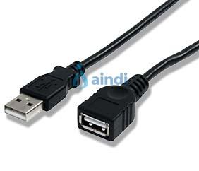 StarTech.com USBEXTAA3BK Cable de extensión USB 2.0 de alta velocidad 0.9 m, macho a hembra USB A, negro