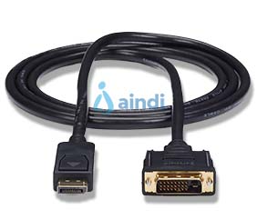 CABLE ADAPTADOR DE 1.8M DISPLAYPORT A DVI - CONVERTIDOR DE VIDEO - MINI DP MACHO - DVI-D MACHO - 1920X1200 - PASIVO - NEGRO - STARTECH.COM MOD. DP2DVI2MM6