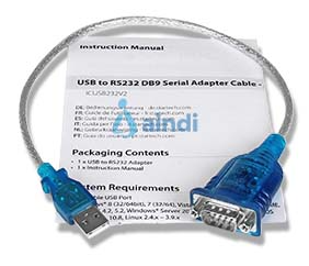 StarTech.com ICUSB232V2 Cable adaptador USB-A a serie RS232 de 43 cm, 1 puerto serial DB9 macho a macho