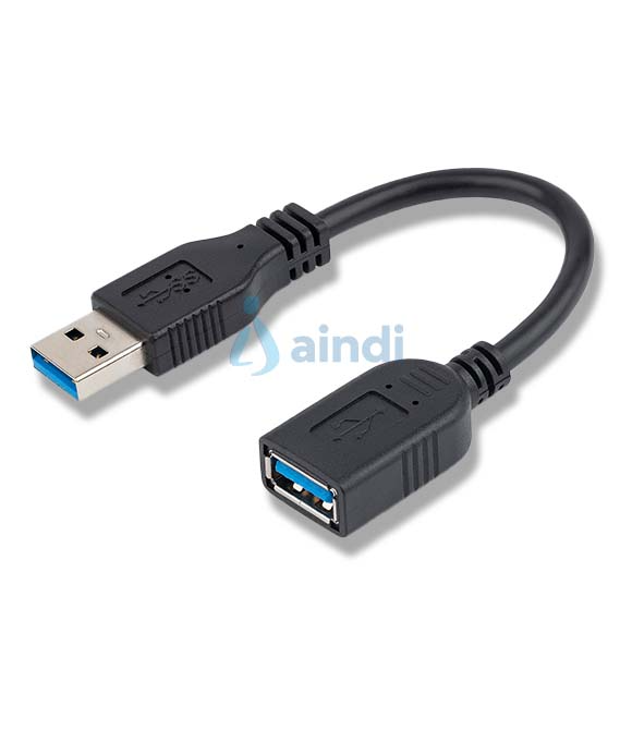 CABLE DE 15CM EXTENSOR USB 3.0 - ALARGADOR USB 3.0 SUPERSPEED NEGRO - STARTECH.COM MOD. USB3EXT6INBK