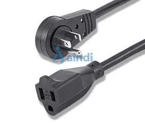 Cable de extensión de alimentación 1.8m - cable alargador de corriente rotativo plano 360° - nema 5-15p a nema 5-15r - startech.com mod. rtpac1016