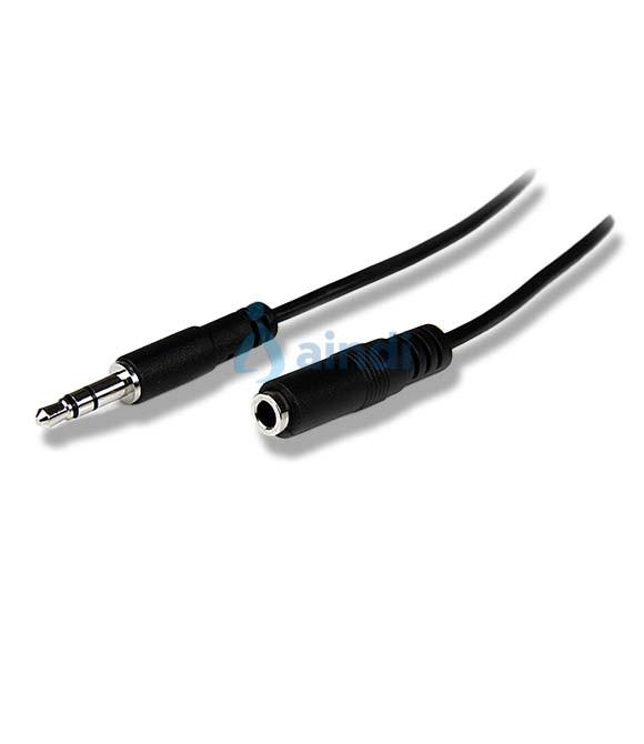 CABLE DE 2M DE EXTENSIÓN DE AUDÍFONOS MINI-JACK 3.5MM ESTÉREO MACHO A HEMBRA - DELGADO - STARTECH.COM MOD. MU2MMFS