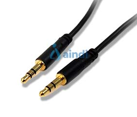 StarTech.com MU15MMS Cable de audio delgado de 4.5 m estereo mini jack 3.5 mm macho a macho