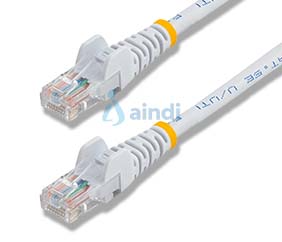 StarTech.com 45PAT10MWH Cable de red Cat5e Ethernet RJ45 blanco de 10 m snagless - 45PAT10MWH