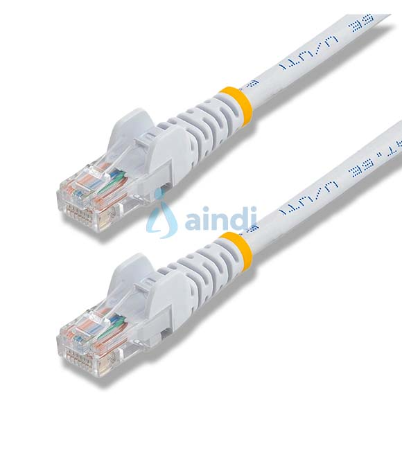Cable de Red de 10m Blanco CAT5e Ethernet RJ45 Sin Enganches - Latiguillo Snagless - StarTech.com Mod. 45PAT10MWH