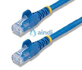 StarTech.com Cable de Red Ethernet Snagless Sin Enganches Cat 6 Cat6 Gigabit 0,5m - Azul. Longitud de cable: 0,5 m, Cable estándar: Cat6, Blindaje de 