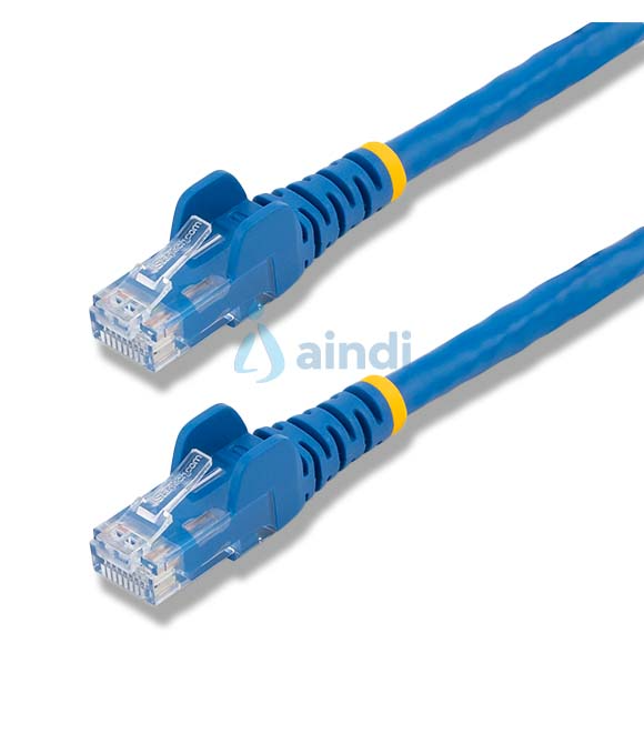 StarTech.com Cable de Red Ethernet Snagless Sin Enganches Cat 6 Cat6 Gigabit 0,5m - Azul. Longitud de cable: 0,5 m, Cable estándar: Cat6, Blindaje de 