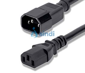 Cable de Corriente de 1.8m de Extensión - C14 a C13 - 14 AWG - 15A 125V - Extensor - StarTech.com Mod. PXT100146