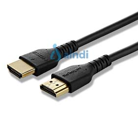 CABLE HDMI DE 2M CON ETHERNET DE ALTA VELOCIDAD - 4K 60HZ - CABLE HDMI 2.0 PREMIUM - PARA USO EN PANTALLAS O TVS - STARTECH.COM MOD. RHDMM2MP