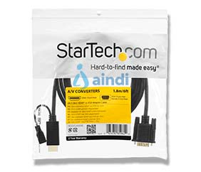 CABLE DE 3M CONVERTIDOR ACTIVO HDMI A VGA - ADAPTADOR 1920x1200 1080P - STARTECH.COM MOD. HD2VGAMM10