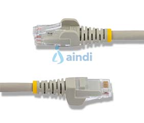 StarTech.com N6LPATCH2MGR Cable Ethernet Cat 6 de 2 metros LSZH sin enganches gris
