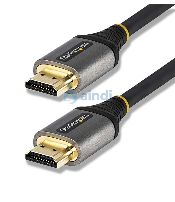 CABLE HDMI DE 5M - HDMI 2.0 DE ALTA VELOCIDAD CON ETHERNET CON CERTIFICACION PREMIUM - ULTRA HD 4K 60HZ - HDR10 - UHD - PARA MONITOR 4K - STARTECH.COM MOD. HDMMV5M