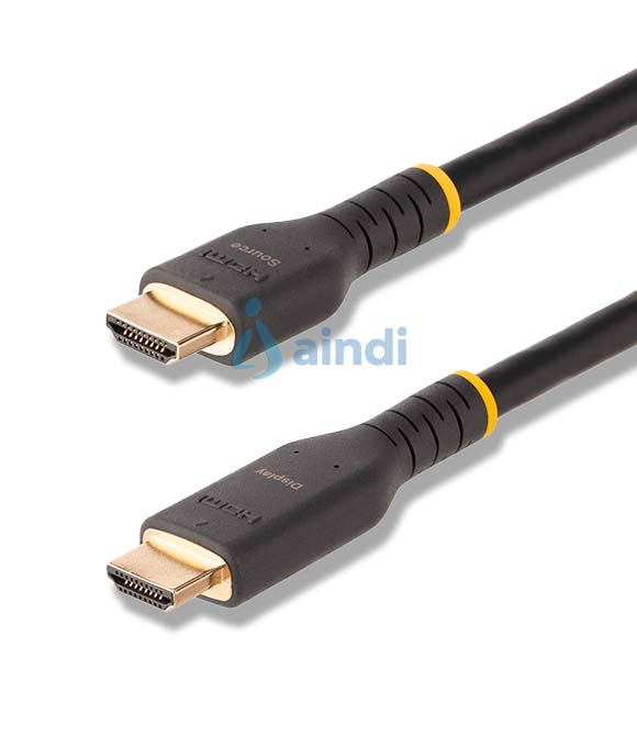 CABLE HDMI DE 10M ACTIVO - HDMI 2.0 4K 60HZ UHD - RESISTENTE - CON FIBRA DE ARAMIDA - CABLE HDMI DE ALTA VELOCIDAD CON ETHERNET - STARTECH.COM MOD. RH2A-10M-HDMI-CABLE