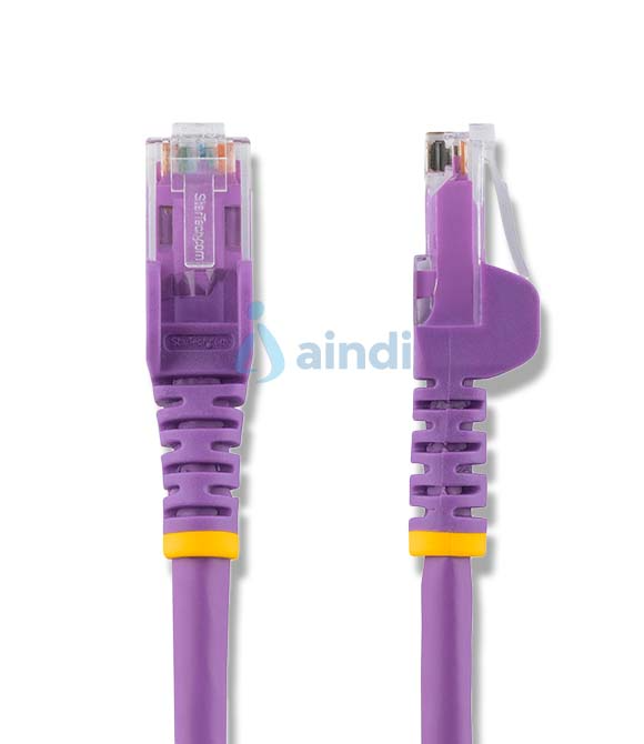 CABLE DE RED DE 1.8M PURPURA CAT6 UTP ETHERNET GIGABIT RJ45 SIN ENGANCHES - STARTECH.COM MOD. N6PATCH6PL