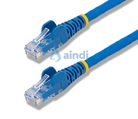 StarTech.com N6LPATCH1MBL Cable Ethernet Cat 6 de 1 metro LSZH sin enganches azul