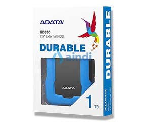 DD EXTERNO 1TB ADATA HD330 2.5 USB 3.2 SLIM CONTRAGOLPES AZUL WINDOWS/MAC/LINUX