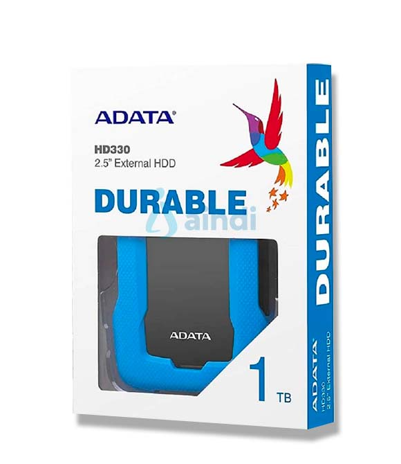 DD EXTERNO 1TB ADATA HD330 2.5 USB 3.2 SLIM CONTRAGOLPES AZUL WINDOWS/MAC/LINUX