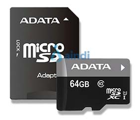 ADATA UHS-I U1 Memoria Micro SD 64 GB 30 MB/s 10 MB/s Negro AUSDX64GUICL10-RA1
