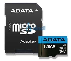 ADATA PREMIER (A1 V10) Memoria Micro SD 128 GB 100 MB/s Negro Clase 10 AUSDX128GUICL10A1-RA1