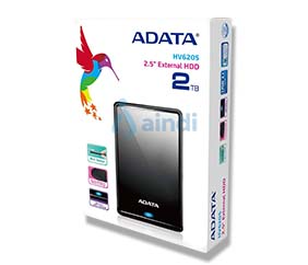 ADATA HV620 Disco Duro Externo 2 TB USB 3.2 2.5 pulgadas Negro AHV620S-2TU31-CBK