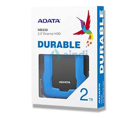 ADATA HD330 Disco Duro Externo 2TB Portátil 2.5" USB 3.2 Slim Rojo AHD330-2TU31-CRD