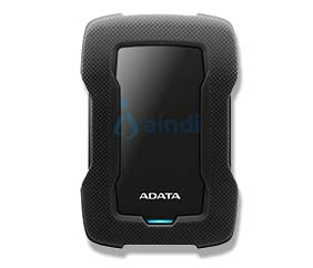 ADATA HD330 Disco duro externo 5TB USB 3.2 carcasa de silicona negro AHD330-5TU31-CBK