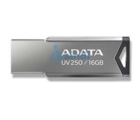 Memoria USB Adata 16 GB UV250 Metálica V2.0 Color Negro-Plata