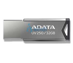 ADATA UV250 Memoria USB 2.0 32 GB USB tipo A Plata AUV250-32G-RBK