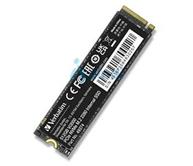 Unidad de Estado Sólido SSD Interno Verbatim Vi7000 PCIe NVMe M.2 2280 de 512GB Lectura 3100/2100 MB/s