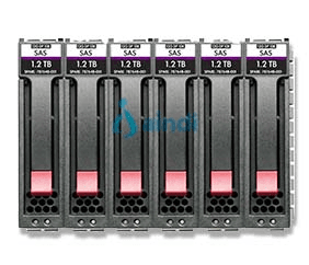 Paquete de disco duro hpe msa 10.8tb sas 10k sff 6pk hdd bdl (6 x 1.8 gb)