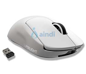 Mouse Logitech Pro X SuperLight 25400 dpi Sensor Hero Color Blanco
