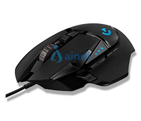 Logitech G502 X Gaming Hero Mouse inalámbrico para juegos, 13 controles programables, sensor HERO 25K, color negro, 910-006137
