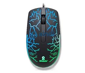 BROBOTIX Mouse USB Iluminado RGB Storm 263946, Negro, USB, 800/1200/1600 DPI